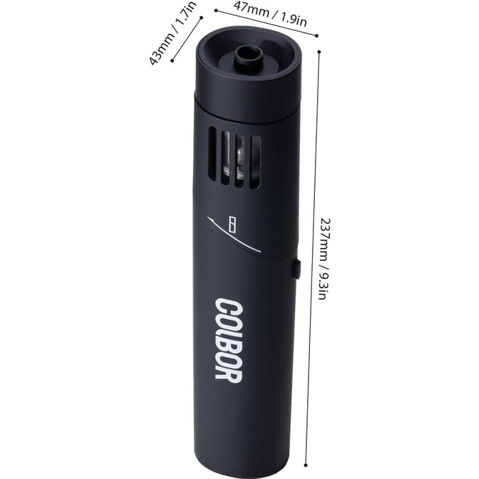 Draagbare Rookmachine 40W Handheld Rookmachine met Afstandsbediening RGB Licht Mini Rookmachine voor zwart