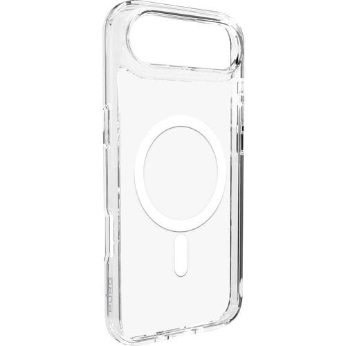 Puro Lite Mag TPU+PC Case Compatible with MagSafe for iPhone 17 Air - Transparent with White Ring