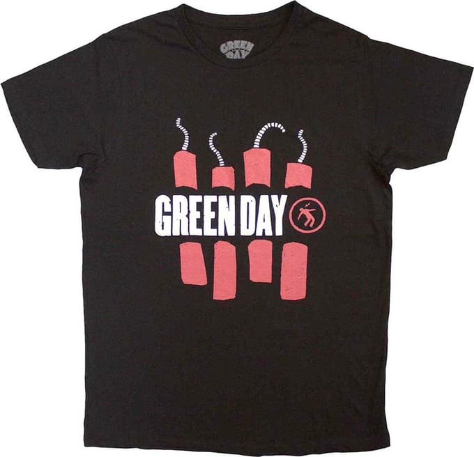 Green Day - Dynamite Heren T-shirt - L - Zwart