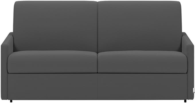 Vente-unique Driezitsslaapbank express van stof CALIFE - grijs