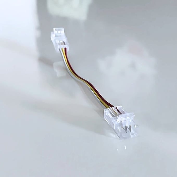 Dubbele Connector voor CCT 8mm strip voor IP44 strip - Overig - SILUMEN