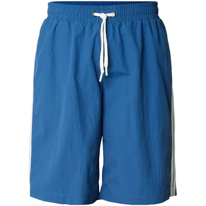 Urban Classics - Board Shorts With Patched Stripe Zwemshorts - L - Blauw