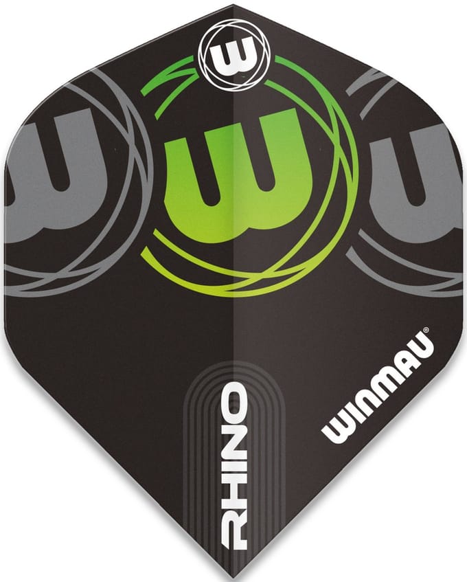 Winmau Rhino Extra Thick Logo Gradient Green V1