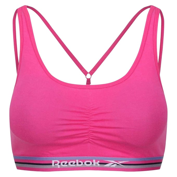 Reebok Jackie-sportbeha voor dames (Roze)