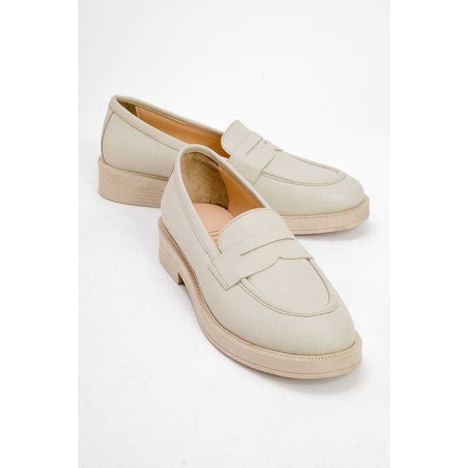 Bree Platform Penny Leren Loafer