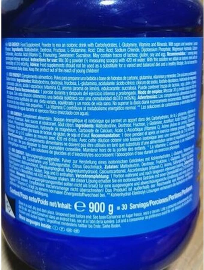 Weider Victory Endurance Iso Energy (900g) Lemon - Intra- & Post-Workout - Intra-Workout