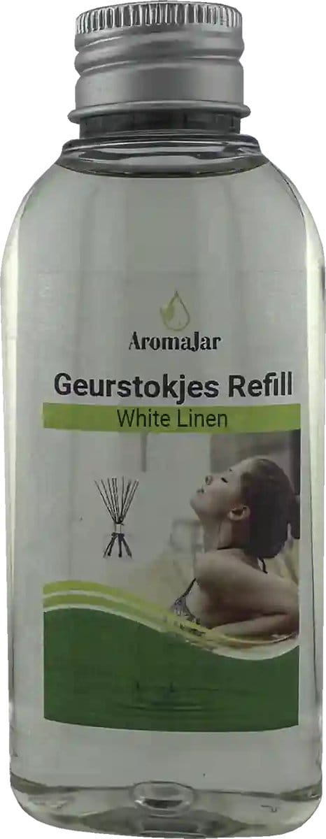 Geurstokjes White Linnen - navulling