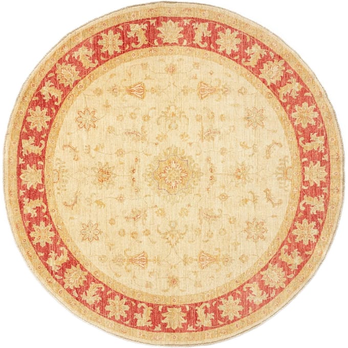 Vloerkleed Cathelia rond wol | Hadorn