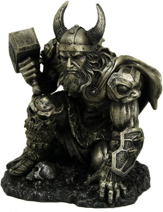 Nemesis Now Beeld metallic - Thunder of Thor -  19cm