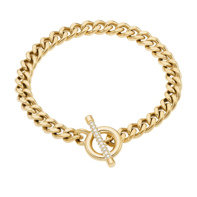 FOSSIL JF04957710 Dames Armband (sieraad) 18.48 cm - Goudkleurig