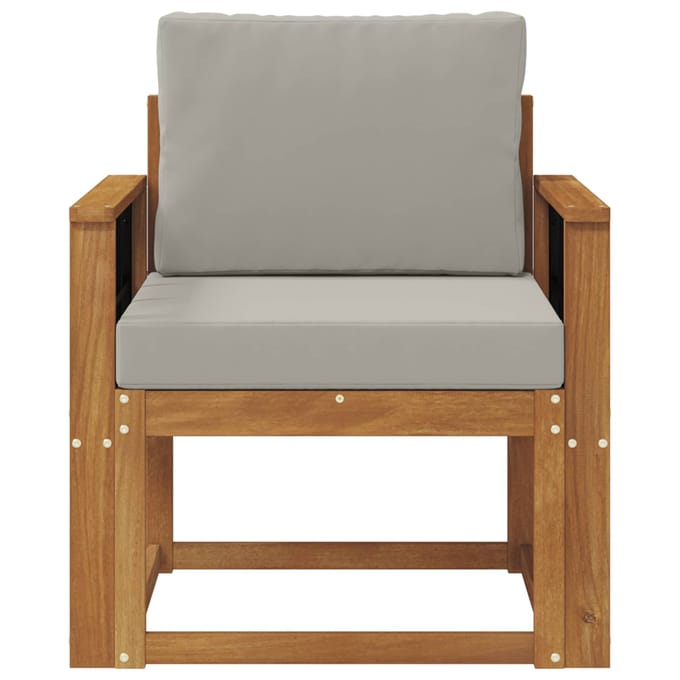 vidaXL - Buitensofa - Massief - Acacia - Hout - en - Polyester