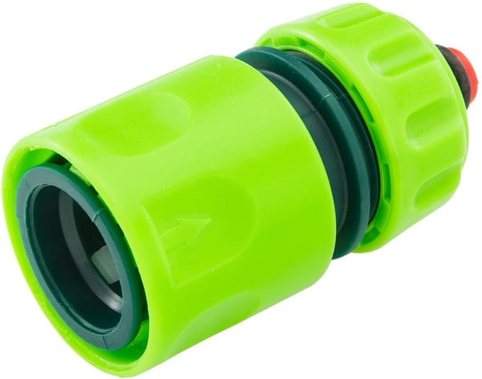 Tuinspuit koppelstuk - Met waterstop - 1/2" - Universeel