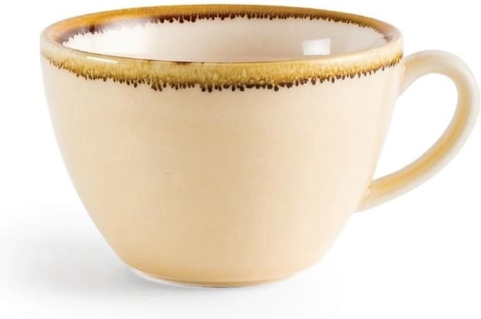 Olympia Kiln Cappuccino Kop - set van 2 - Zandsteen 34cl  (2 stuks)