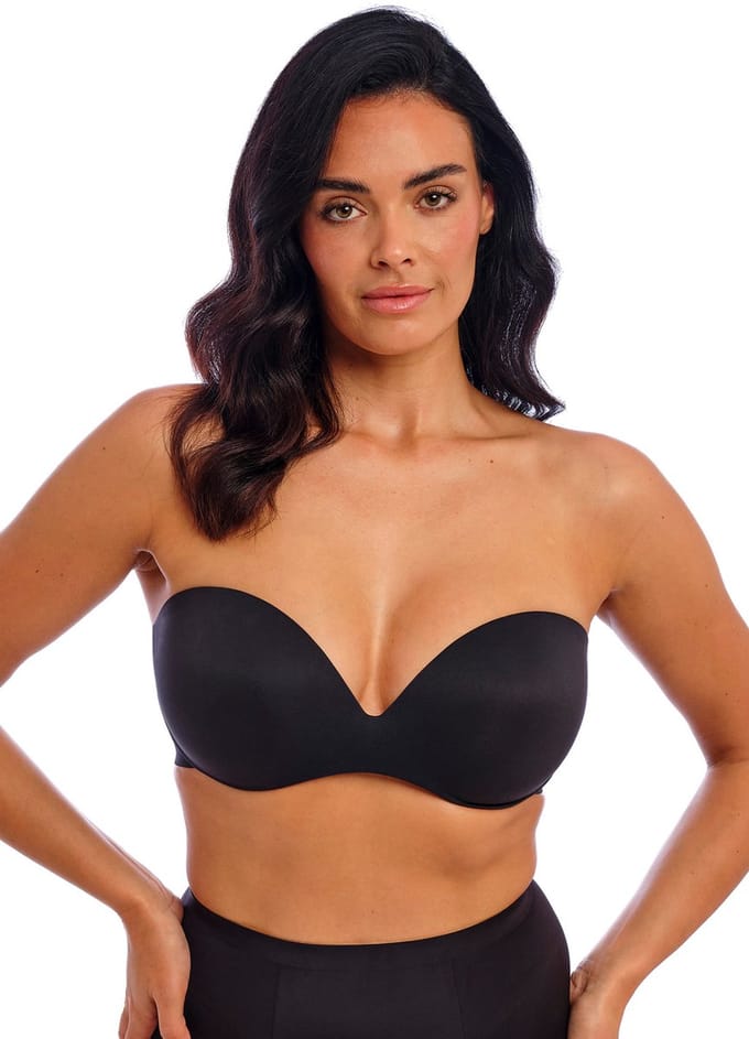 Wacoal Ines Secret Push Up Strapless BH Black Zwart 75 C