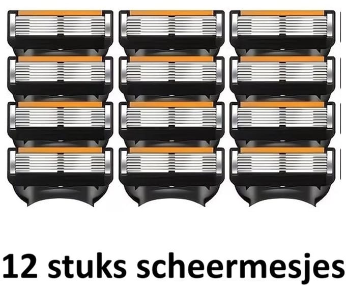 K&R Ventures Scheermesjes - Geschikt voor Fusion5 - 12 stuks