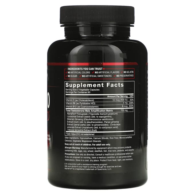 Test X180 Legend™, 120 Capsules