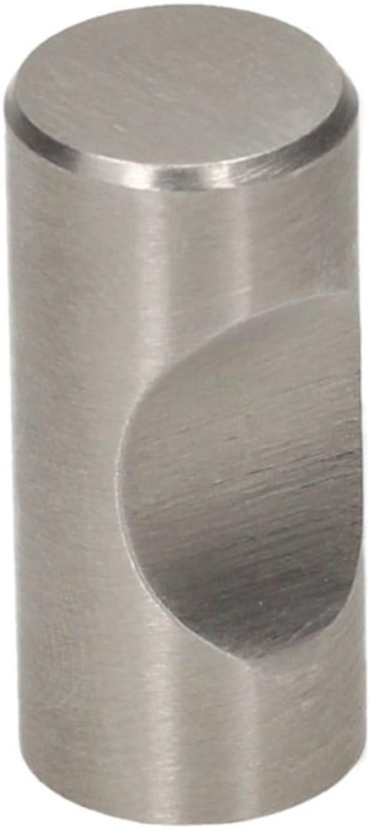 Gamet - Meubelknop - Cilindrische Vorm - Brushed Nickel