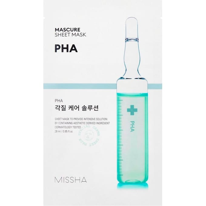 Missha Mascure PHA Rescue Solution Sheet Mask  (Set van 10 stuks)