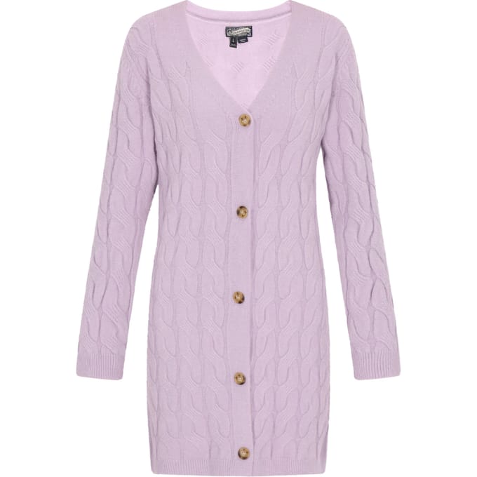 Dreimaster Vest Dames lavendel melange