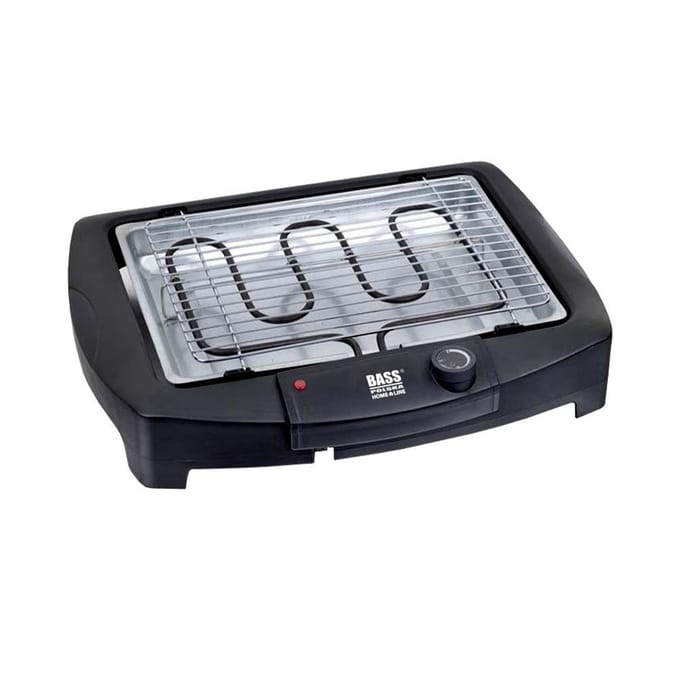 2 in 1 elektrische grill, vrijstaand en tafelmodel, 40 x 29 cm