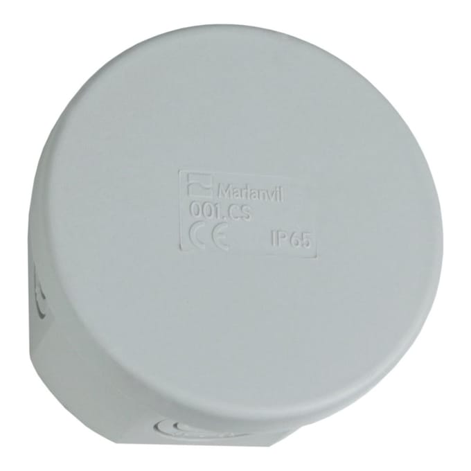 Boîte d'installation en saillie Ø65 avec membranes étanches IP65 Ronde