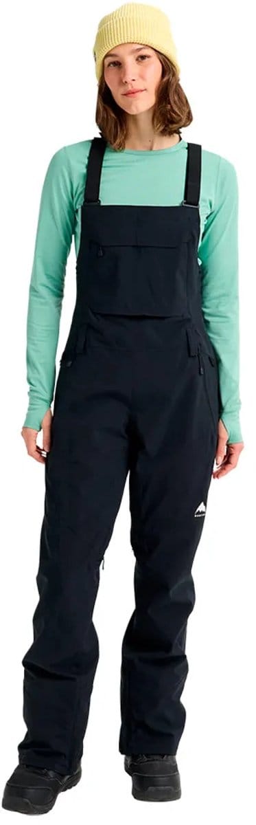 Burton Reserve 2l Stretch Slim Bib Tall Broek Zwart M Vrouw