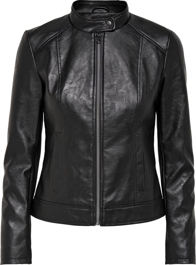 JDY JDYEMILY FAUX LEATHER JACKET OTW NOOS Dames Jas - Maat 44