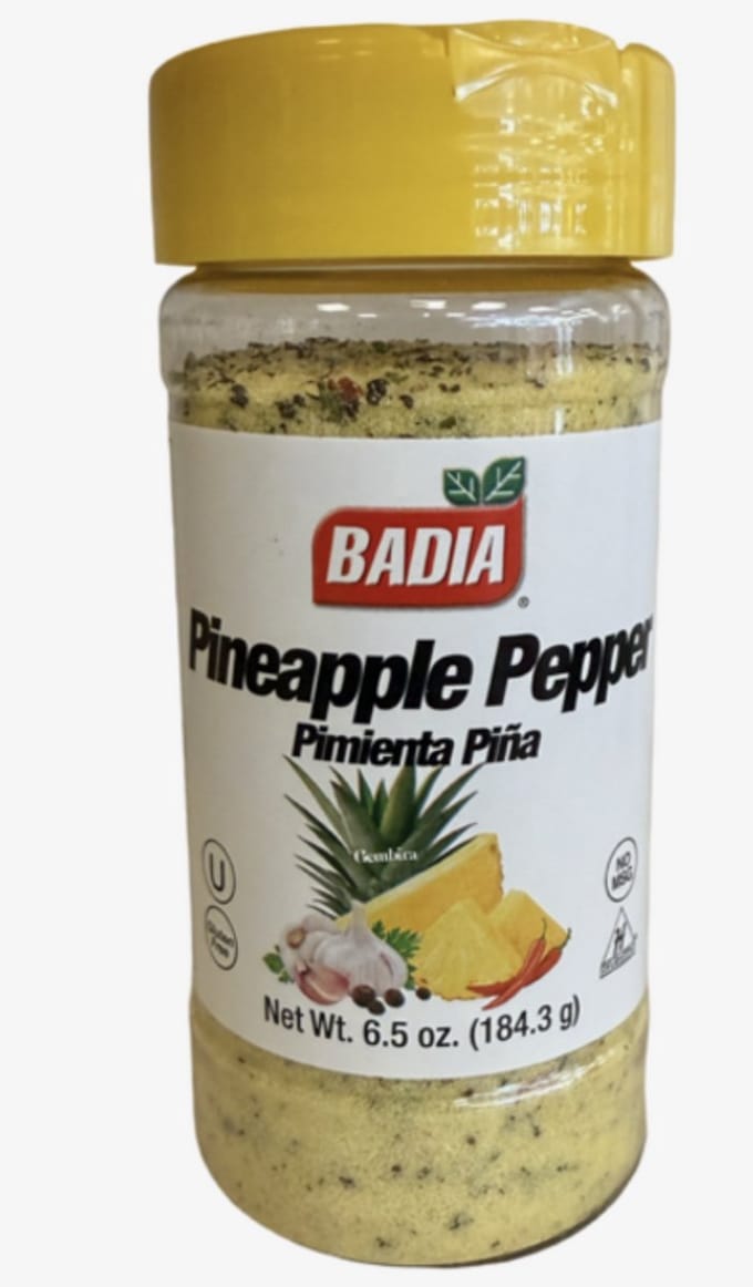 Badia Pineapple Pepper – Zoet-Pittige Kruidenmix met Ananas – 184 g
