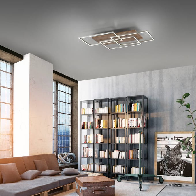 Paul Neuhaus Palma LED plafondlamp CCT frames