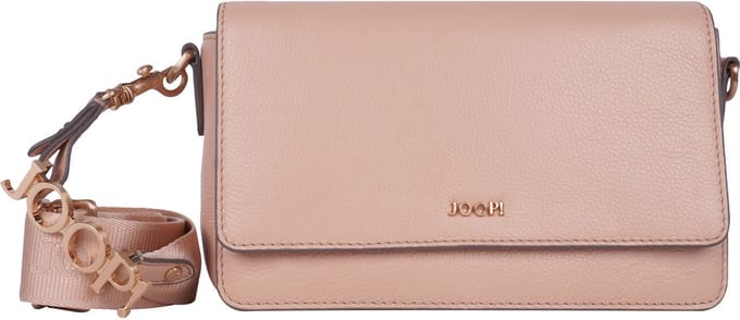 JOOP! Leren Schoudertas Avondtas Vivace Elissa Shoulderbag Nude Multi Roze