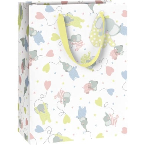 Stewo geschenktasje baby, formaat 25 x 13 x 33 cm.