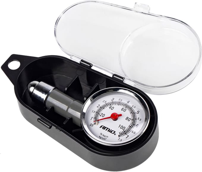 Bandenspanningsmeter - drukmeter Metaal - 7,5 bar