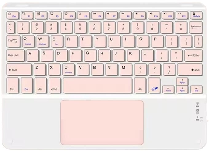 EtuiTab - Bluetooth Toetsenbord - Touchpad - Roze