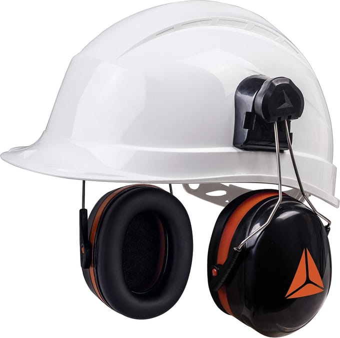 Gehoorbescherming voor helm clip-on zwart SNR 30dB