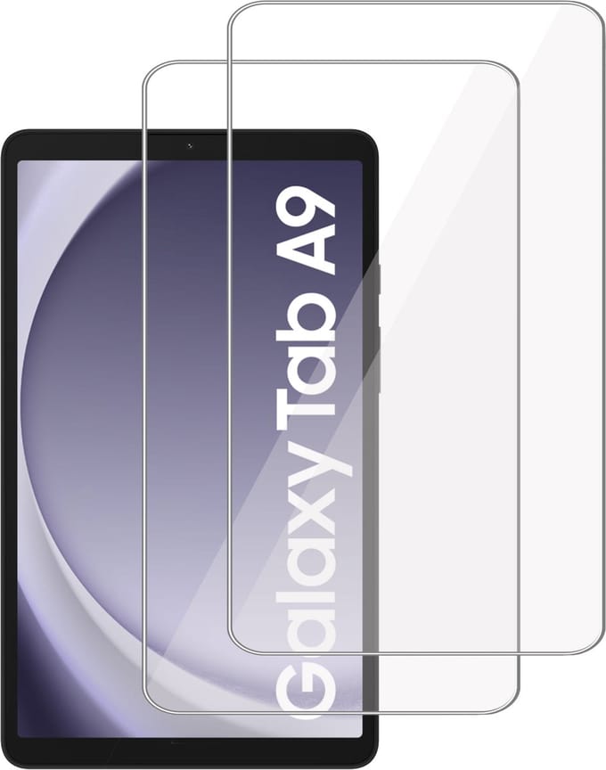 2x Screenprotector geschikt voor Samsung Galaxy Tab A9 / Tab A11 – Gehard Glas - Proteqt+