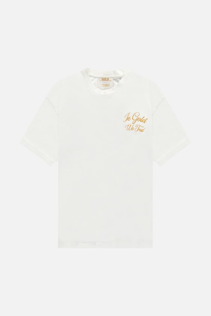 In Gold We Trust The Cream White Größe: L | Hemden Outlet | Unisex | Weiß