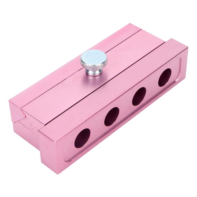 DIY Lippenstift Mal Aluminium 4 Gaten Multifunctioneel Lippenbalsem Maker Tool voor Jelly/Single Dual pink