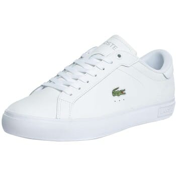 Lacoste POWERCOURT 125 2 SMA WHT/WHT Heren Sneakers - wit / wit
