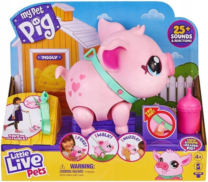 Little Live Pets Live Petz My Pet Pig Interactief speelgoed Voertuigen