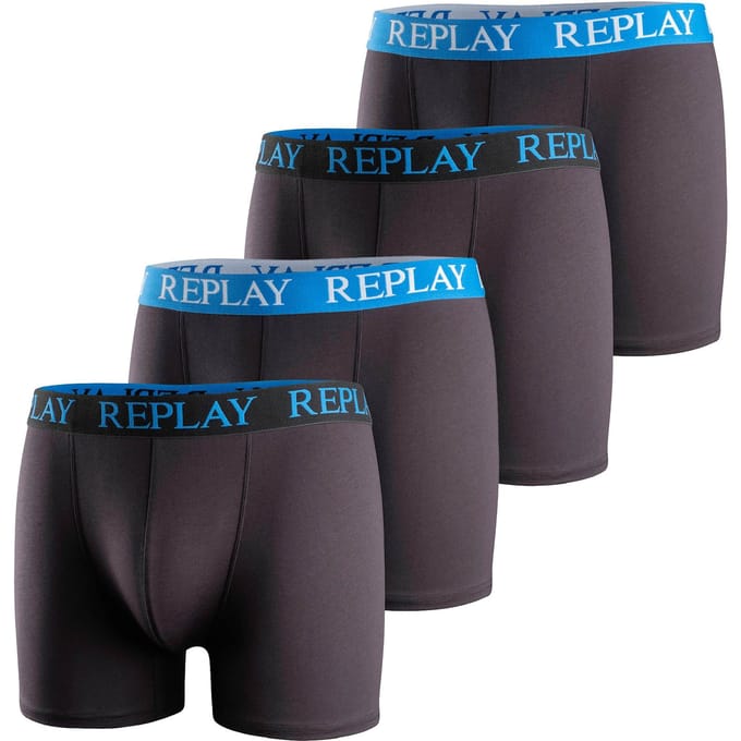 Replay Boxershorts Verpakking van 4