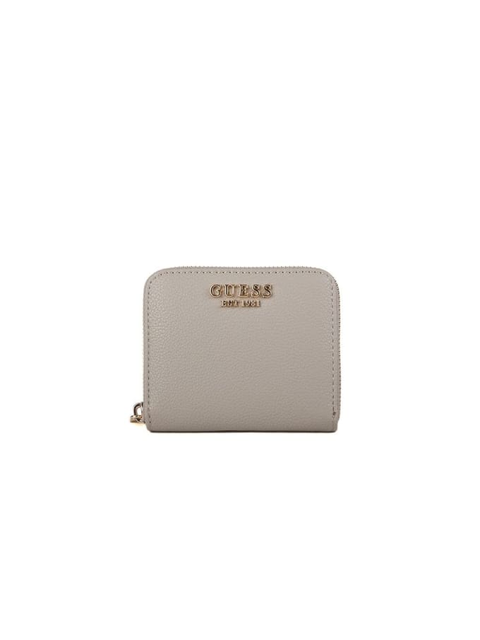 GUESS portemonnee Laurel II SLG Small Zip Around Wallet Dark Taupe