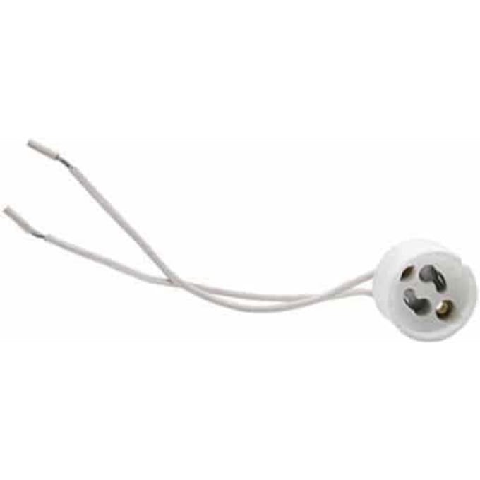 Douille GU10 pour ampoule LED ou halogène blanc