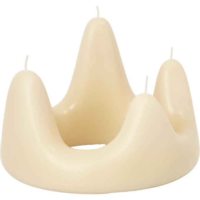 Ferm Living Stala kaarsenring - zandkleur