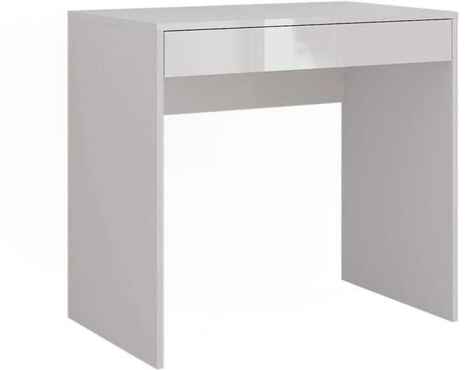 Vicco Sherry Kaptafel – 81.4 cm Wit/wit hoogglans