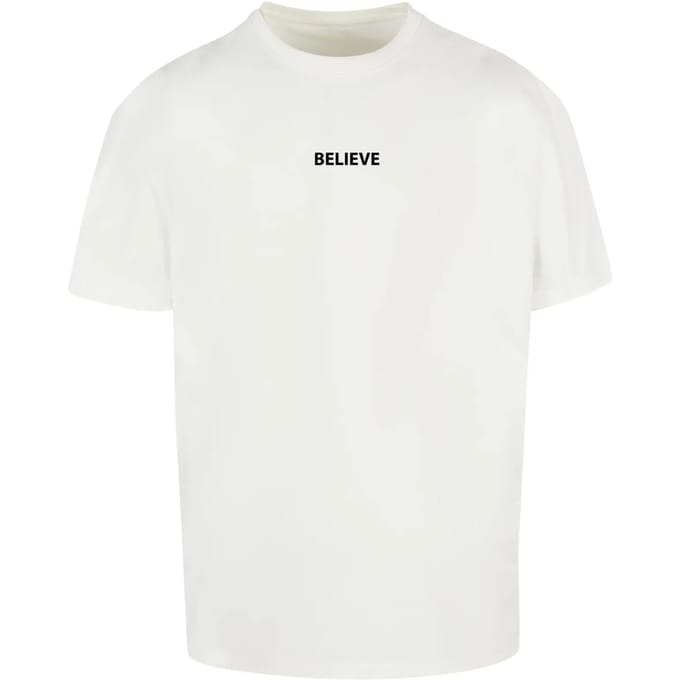 Oversized T-shirt Merchcode Believe Front Heavy