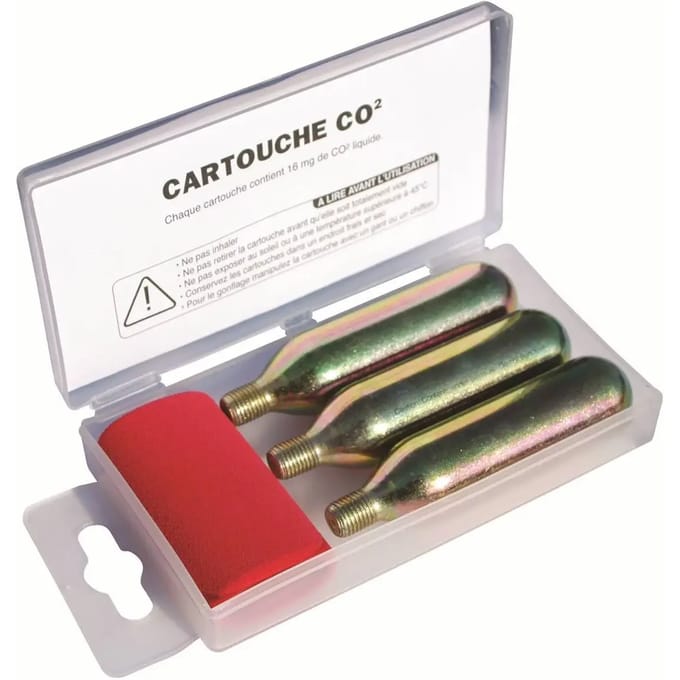 CO2-schroefpatroon Tecnoglobe 16 mg