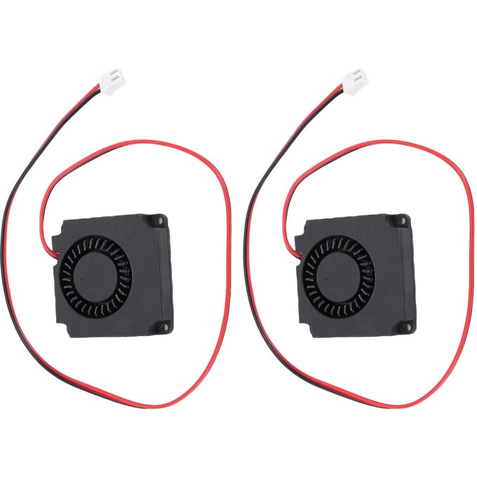 2 stuks 3D-printer moederbord koelventilator vervanging voor FlashForge AD 5M PRO 3D-printer 4010 dubbel kogelgelagerde ventilator black