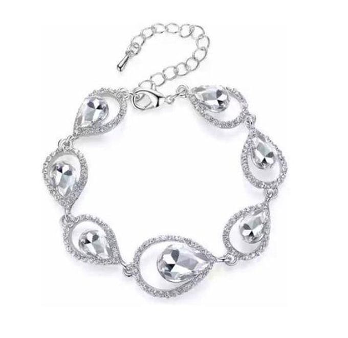 Jomide Armband - Zilverkleurig - Minlover Teardrop