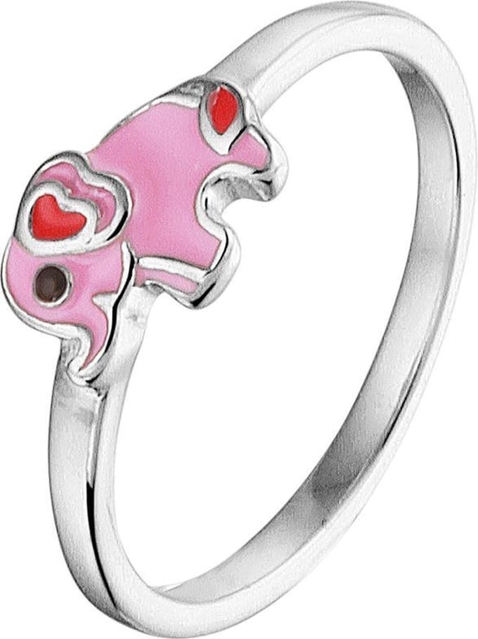 The Kids Jewelry Collection Ring Olifant - Zilver