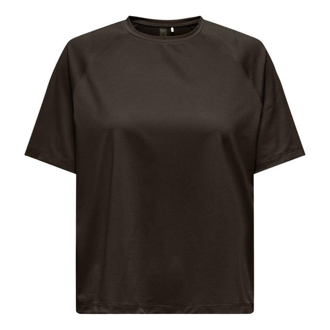 ONLY PLAY SILLE ON SS LOOSE TEE Chocolate Torte 15365096 chocolat